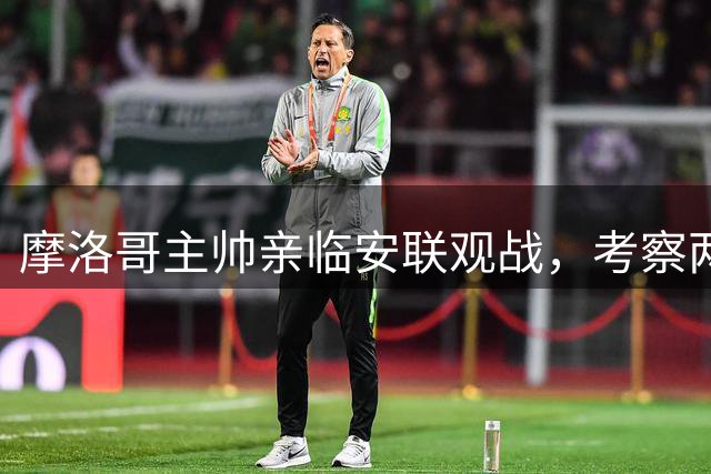 摩洛哥主帅亲临安联观战，考察两中场球员